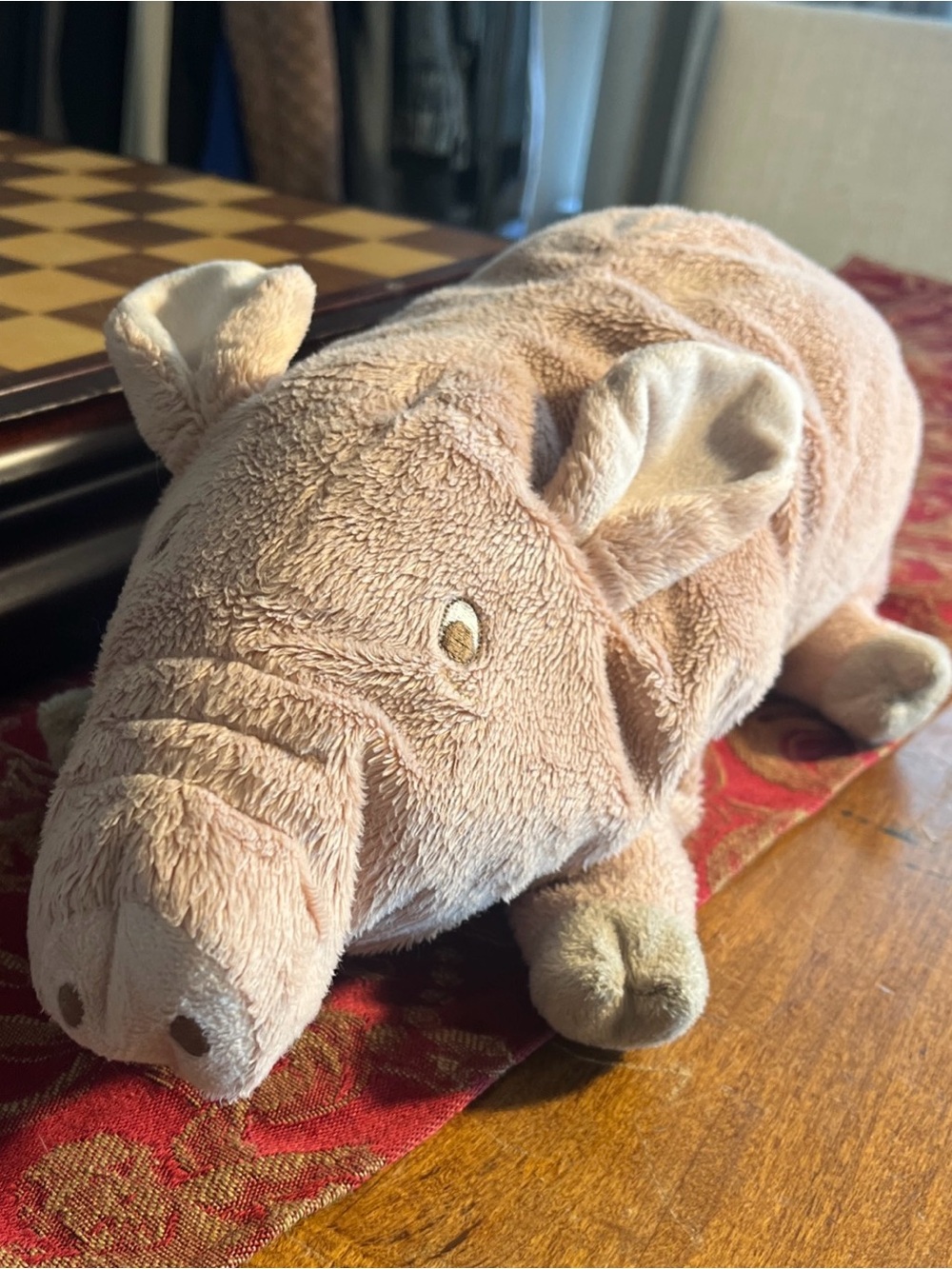 IKEA Blush Pink Plush Hippo Soft Toy